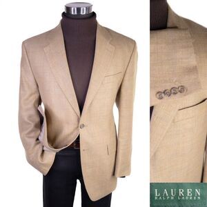 Ralph Lauren Sport Coat Jacket Blazer Wool/Silk/Lamb's Sz 42R 2-Button Canada